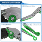 Short Long Brake Clutch Levers for Honda Rebel CMX 500 300 (2017–2021) Titanium Green