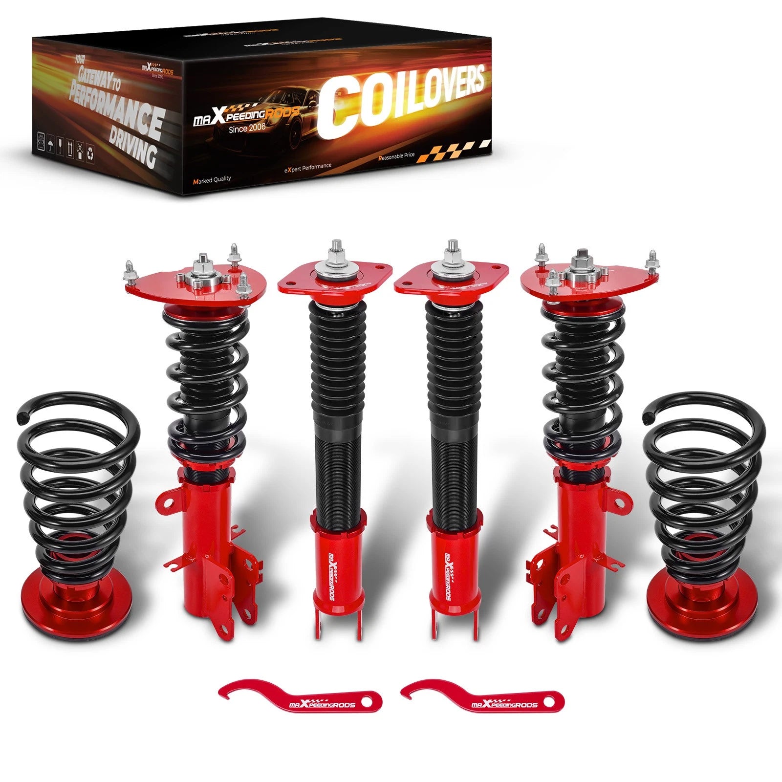 Set of 4 Coilovers Lowering Kit for Nissan Altima Maxima (2007–2014)