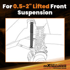 Lift Front Shocks for Chevy Silverado/GMC Sierra 1500 2WD (1999–2007)