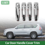 Dodge RAM 1500 Car Door Handle Cover Trim Silver Tone (2002-2008)