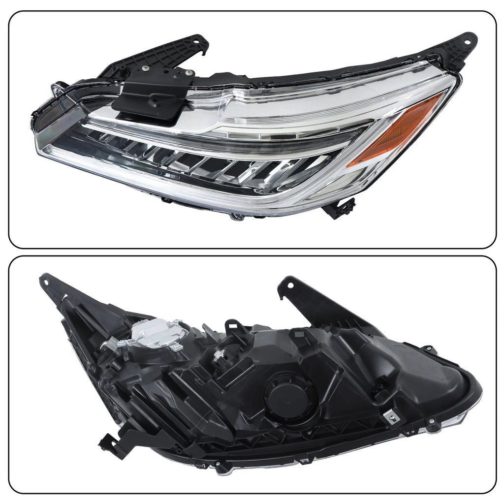LED Headlight for Honda Accord (2016–2017) Driver Side Clear Housing