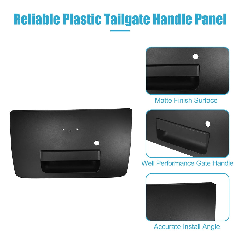 Rear Tailgate Handle Bezel w/ Key Hole for Nissan Titan (2004–2012) 906067S200