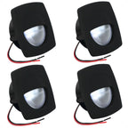2X 2-1/4-Inch Square Companion Light for - Cool White LED, Black Housing