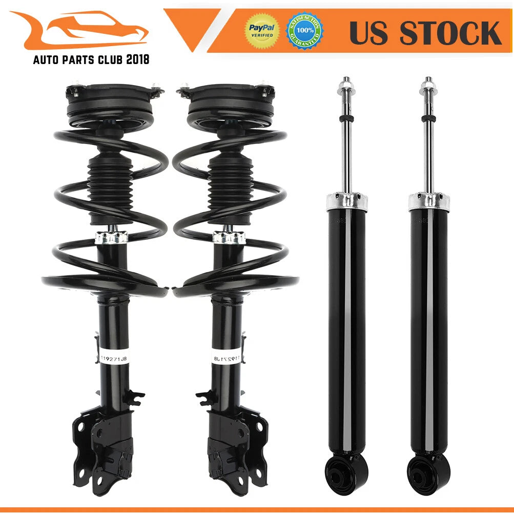 Set of 4 Quick Complete Struts Spring & Mount & Shocks for Nissan Murano (2009–2010)