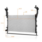 Aluminum OE Style Radiator for Ford Mustang 2.3L Turbo (2015–2019) DPI-13707