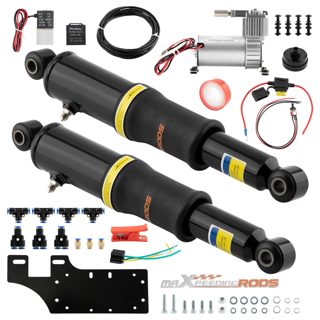 Rear Air Ride Suspension Kit for Harley Touring Street Glide (1994–2022)