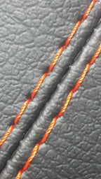 Leather Synthetic Automatic Boot for Mercedes Benz Class C (2001–2009) Orange Stitch