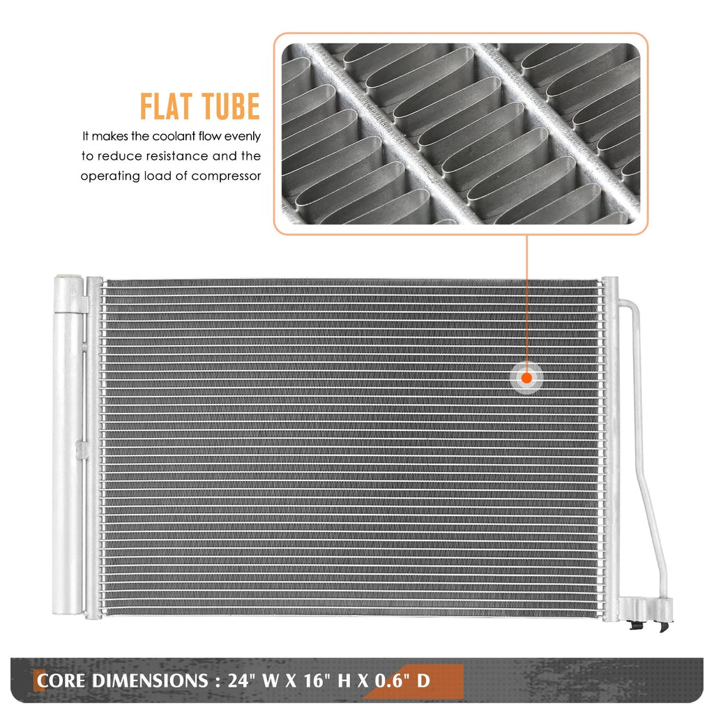 A/C Condenser for BMW M5 M6 (2012–2017) Aluminum Core Replacement