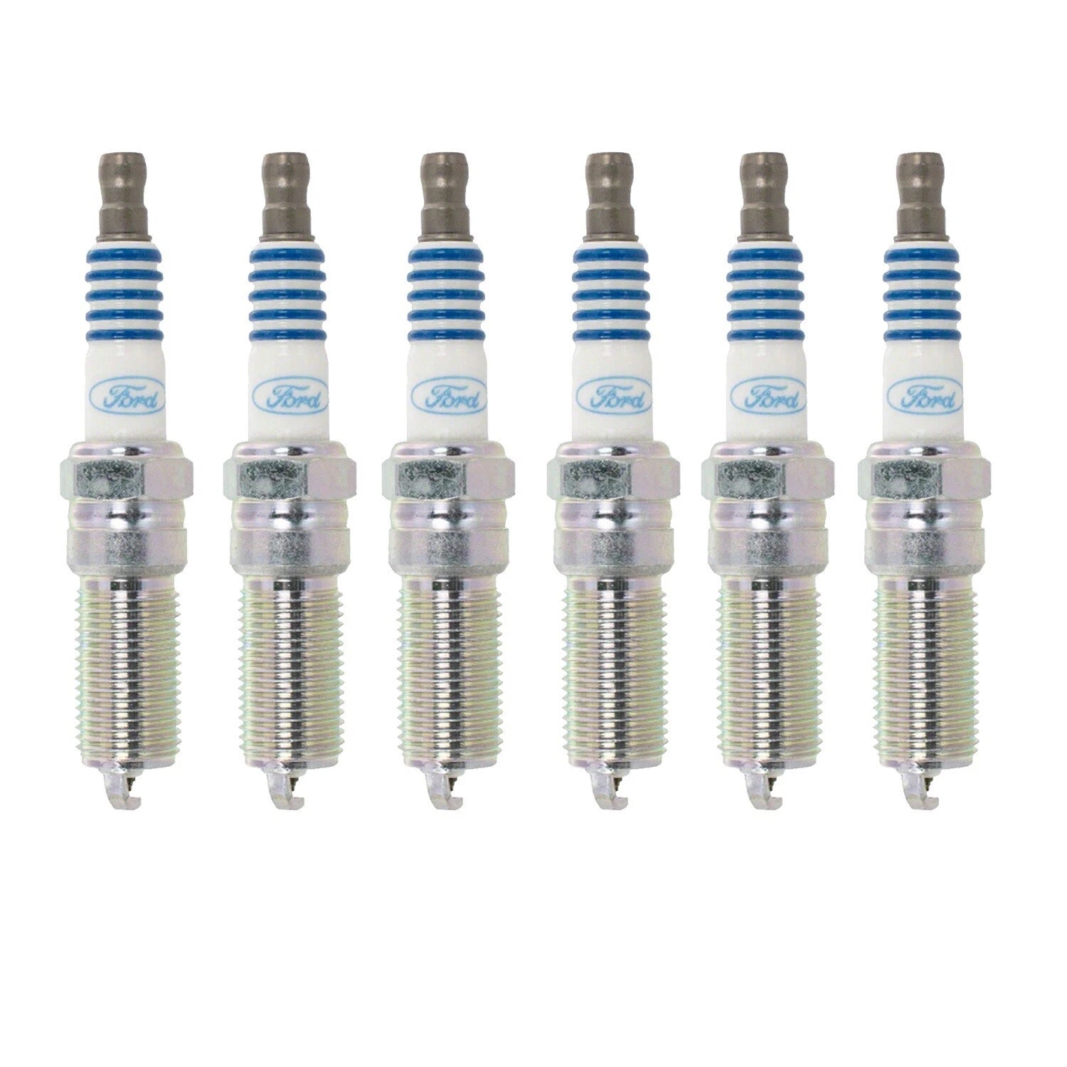 Set of 6 Spark Plugs for Ford Edge F-150 Lincoln MKX MKZ V6 (OEM .031 Gap)