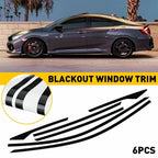 Chrome Delete Blackout Overlay for Honda Civic Sedan (2016–2021)