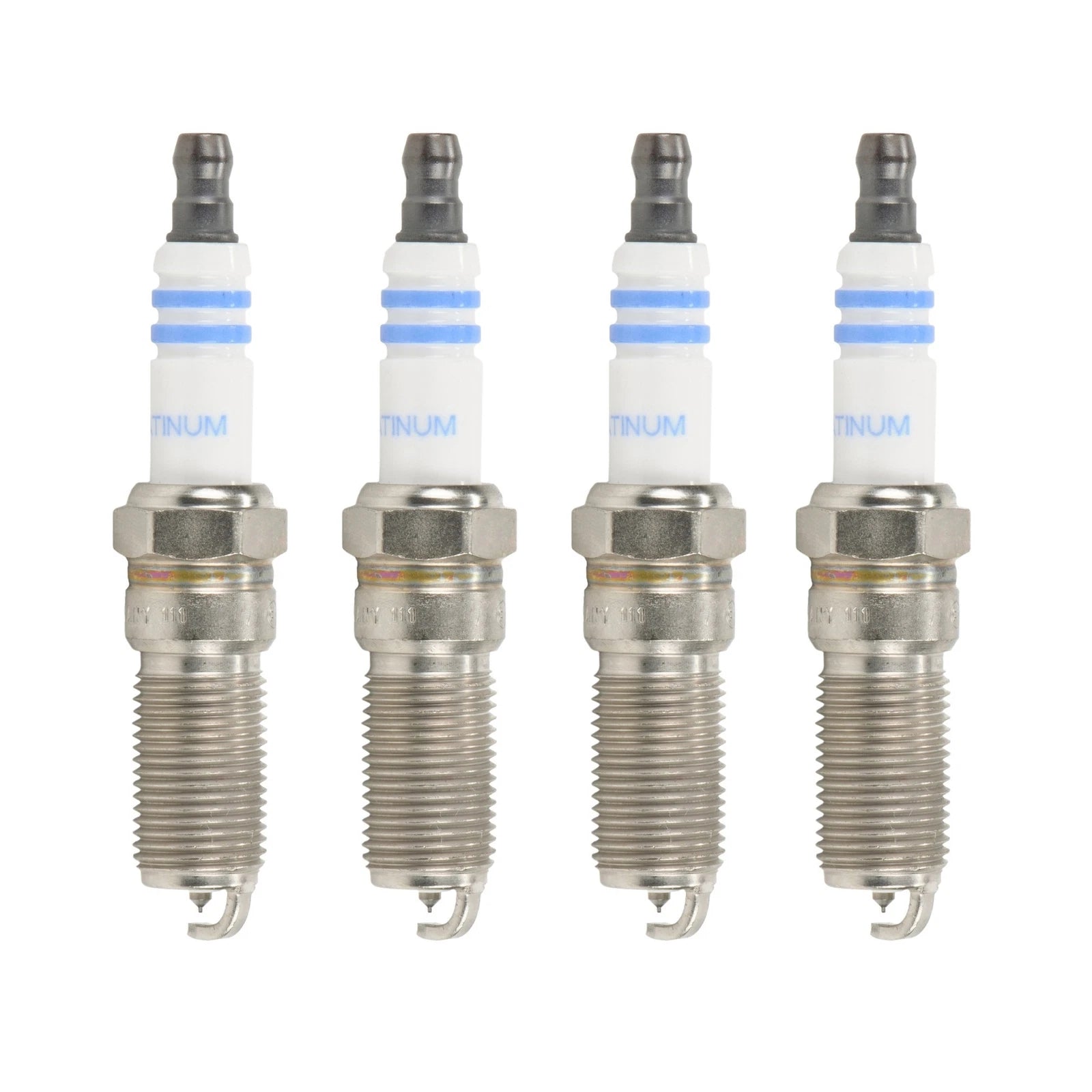 Set of 4 Bosch Platinum Spark Plugs for Chevy GMC Pontiac Saturn L4 (OE)