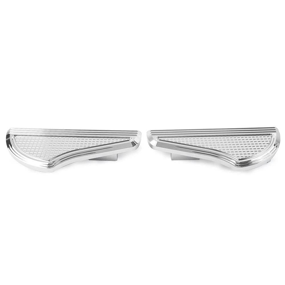 Rear Passenger Floorboards 1Pair Aluminum for Harley Touring (1993–Present) Chrome