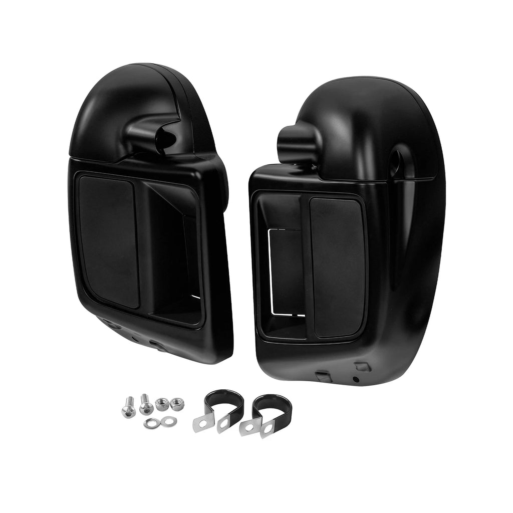 Lower Vented Leg Fairing for Harley Street Road Glide (2014–2023) Black Denim