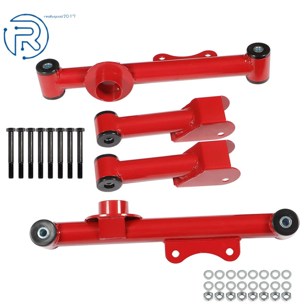 4Pcs Rear Upper Lower Tubular Control Arm Bushing for Ford Mustang (1979–2004)