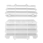 2X Radiator Shroud Guard Covers for Kawasaki KX125 KX250 (1997–2005) 14037-1310-RZ