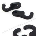 2X Sun Visor Clips for Jeep Wrangler JK, JL, JT Gladiator (2018) Black