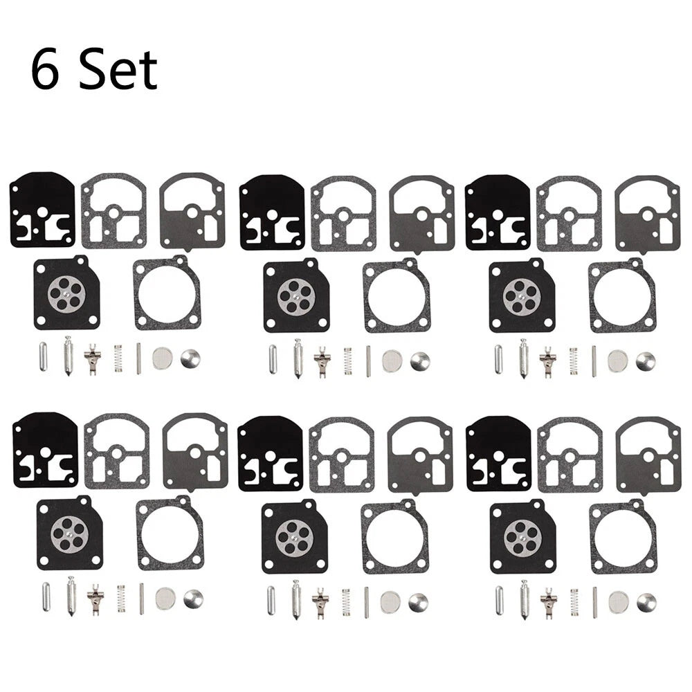 6x Carburetor Rebuild Kit for Homelite 330 Series (RB-3, C1S-H2A)