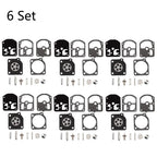 6x Carburetor Rebuild Kit for Homelite 330 Series (RB-3, C1S-H2A)