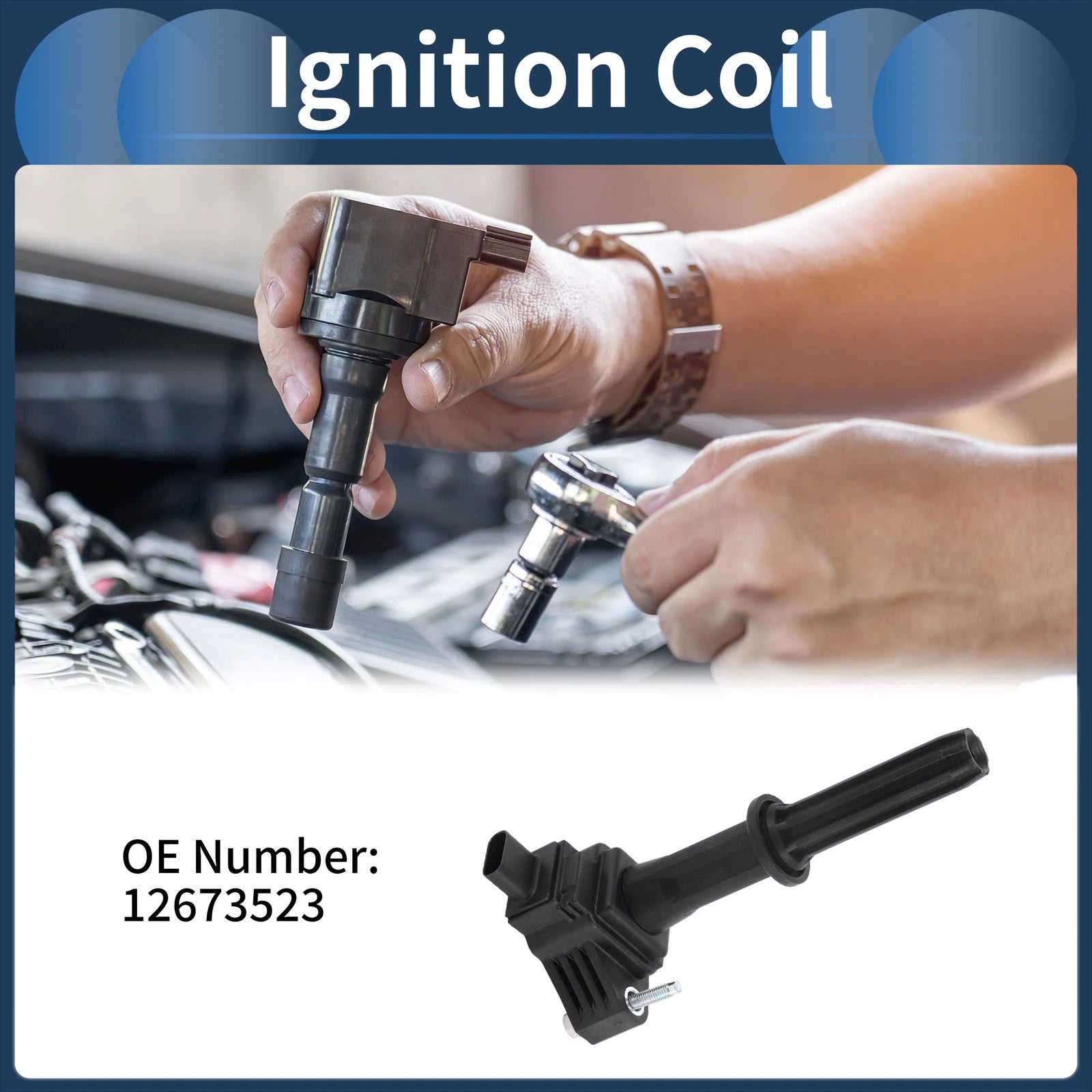 Ignition Coil Pack No.12673523 for Chevrolet Spark (2016–2019)