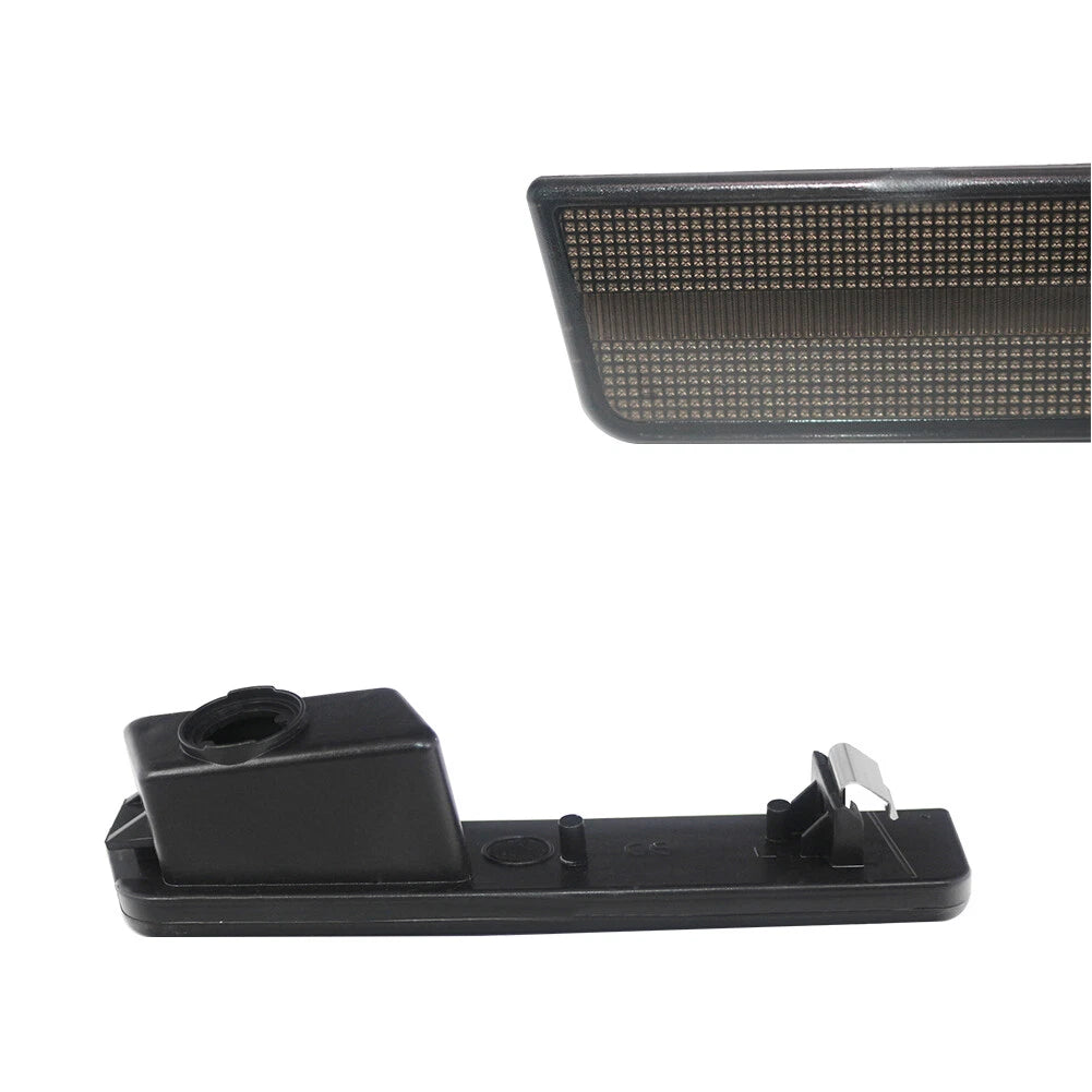 2Pcs Smoked Black Lens Front Side Marker Housing for Dodge Challenger (2008–2014)