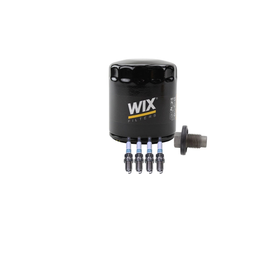 Wix Engine Oil Filter & Denso 4 Spark Plugs Kit for Breeze Cirrus Stratus (L4)