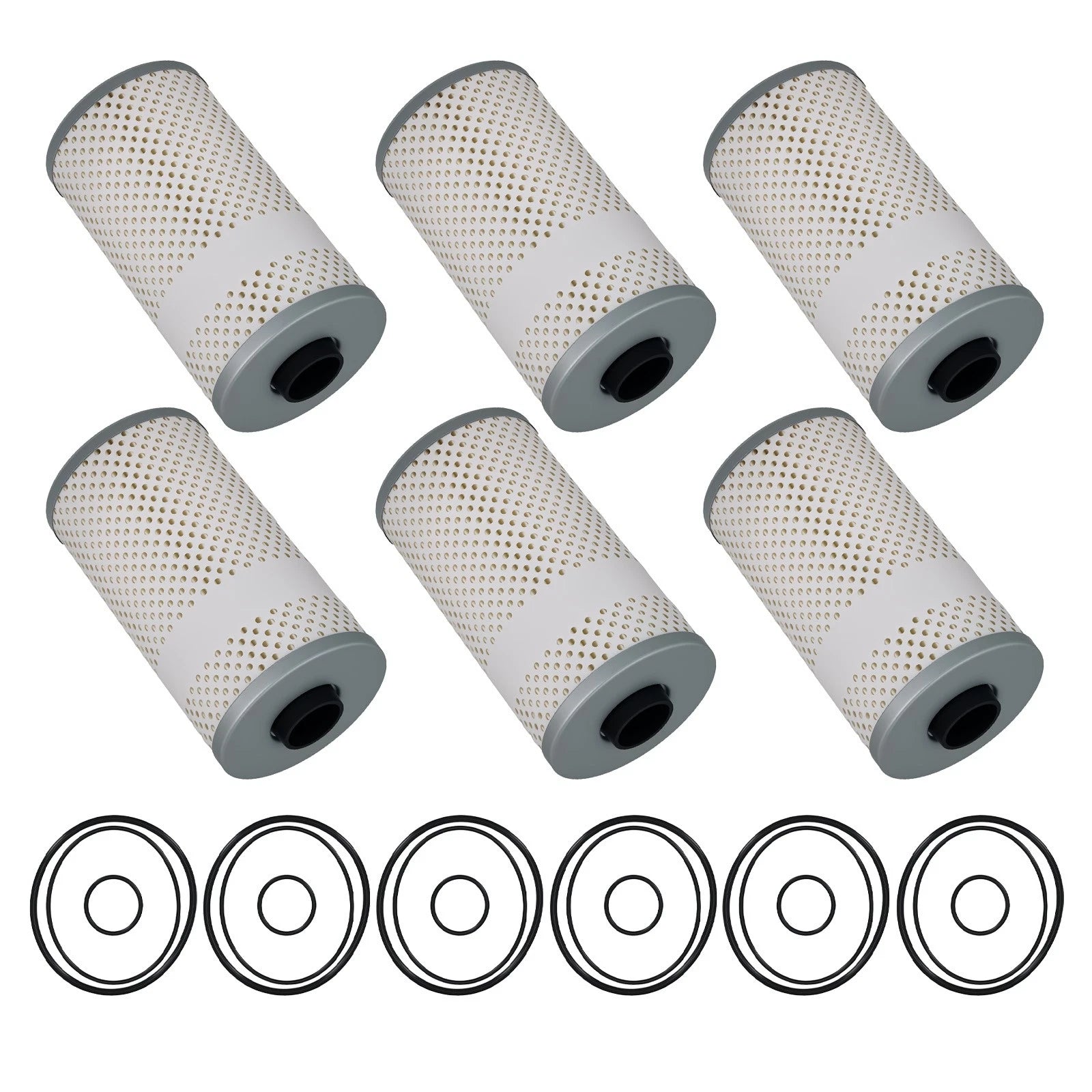 6PCS Diesel Filter FF5369 for Freightliner International L3578FN (N/A)