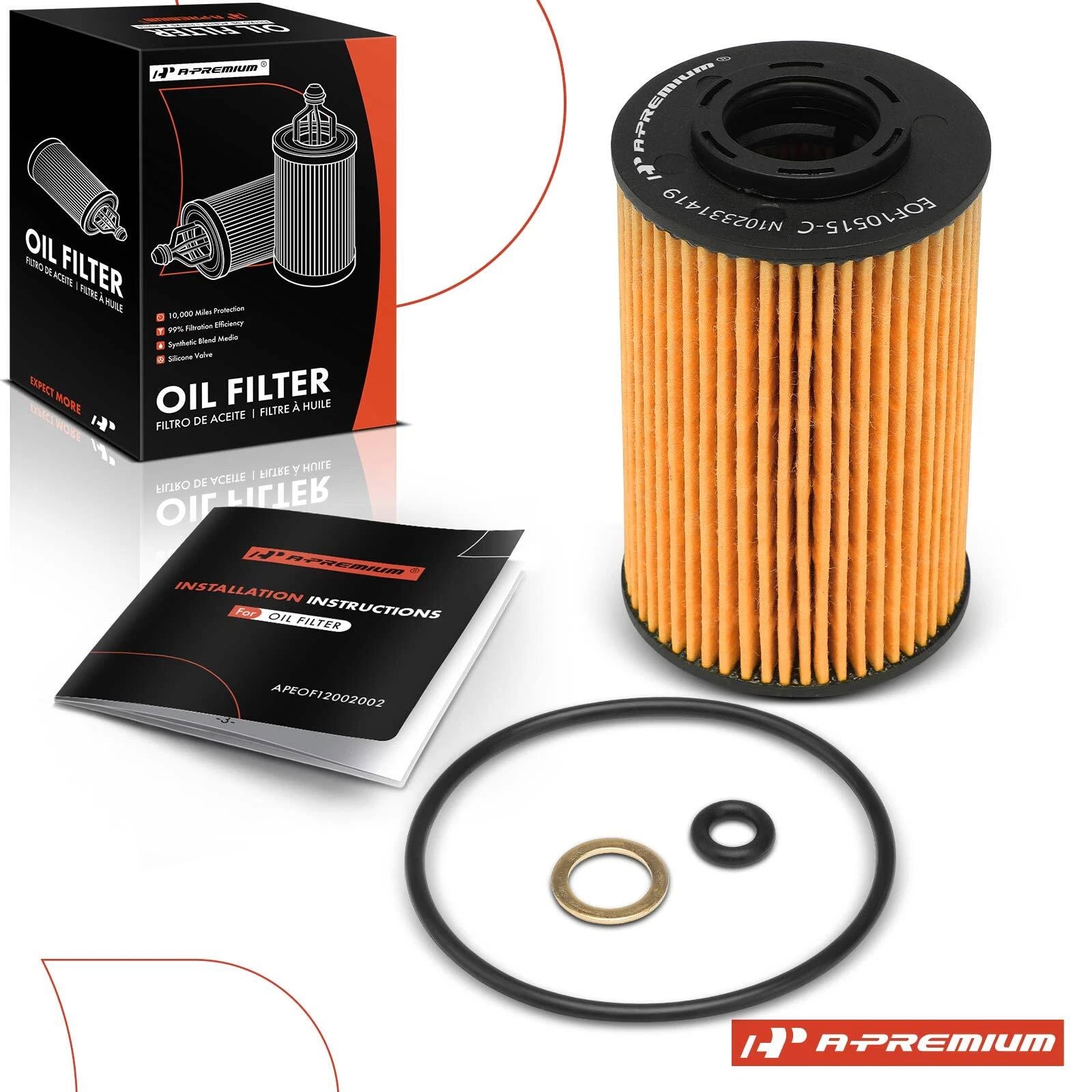 Engine Oil Filter for Hyundai Sonata (2009–2010) Kia Sorento (2008–2009)