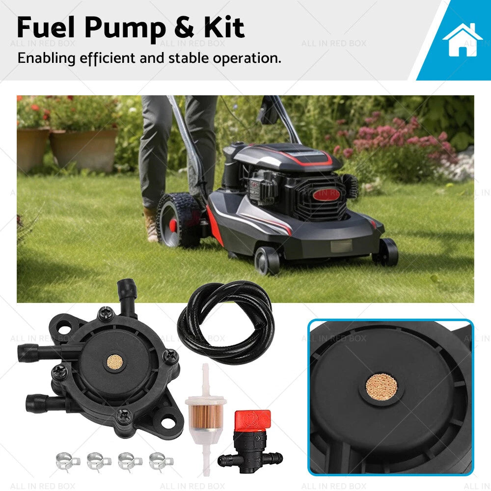 Fuel Pump & Kit for Briggs & Stratton (808492, 808656, 491922, 691034)