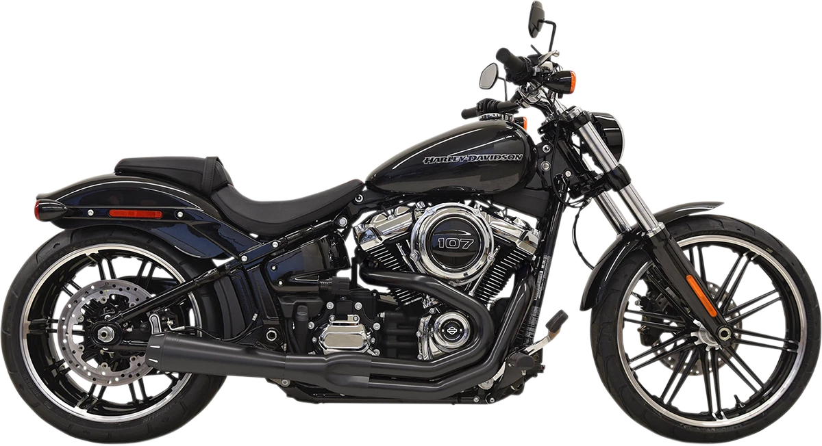 BASSANI 2:1 Exhaust for - Black 1S62RB