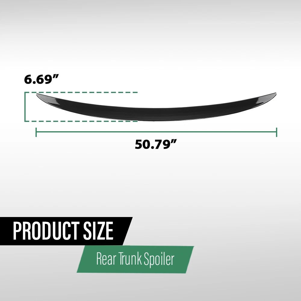 MP Style Rear Trunk Spoiler Wing for BMW G30 5-Series (2017–2023)