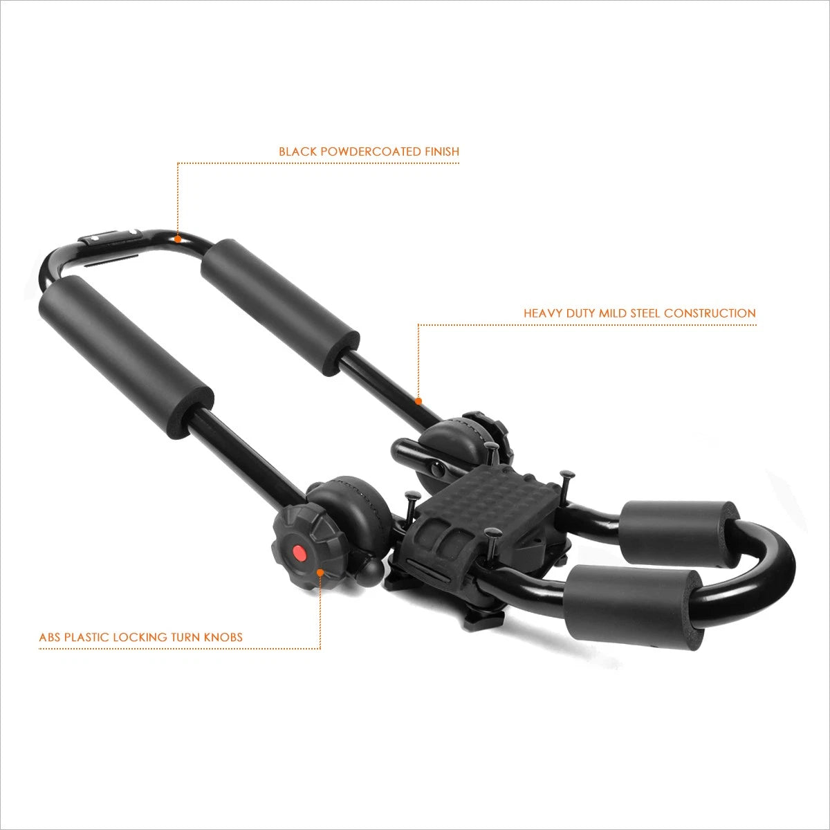 Adjustable Roof Rack Cross Bar Carrier for Kayak/Canoe/Surfboard (Universal)
