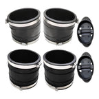 Y Pipe Exhaust Bellow Hose Kit for Mercruiser V6 V8 (32-14358T, 32-44348T)