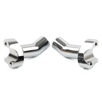 3.5" Chrome Pullback Handlebar Risers for Harley Dyna Softail Road King
