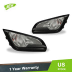 Set of 2 Front Fog Lights with Cover Bezel Trim for Ford EcoSport (2018–2022)