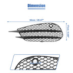 Pair Fog Light Grille Cover Trim 2058852523 for Mercedes-Benz 