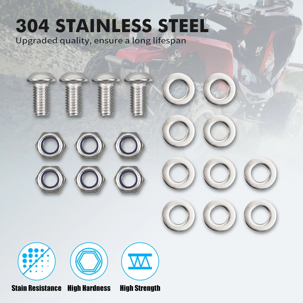 Brake Rotor Sprocket Disc Hub Screw Bolts for Yamaha Raptor 660R, Blaster 350 (2000–2006)