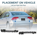 Rear Bumper Retainer Bracket for Honda Fit (2007-2020) - 1 Pair
