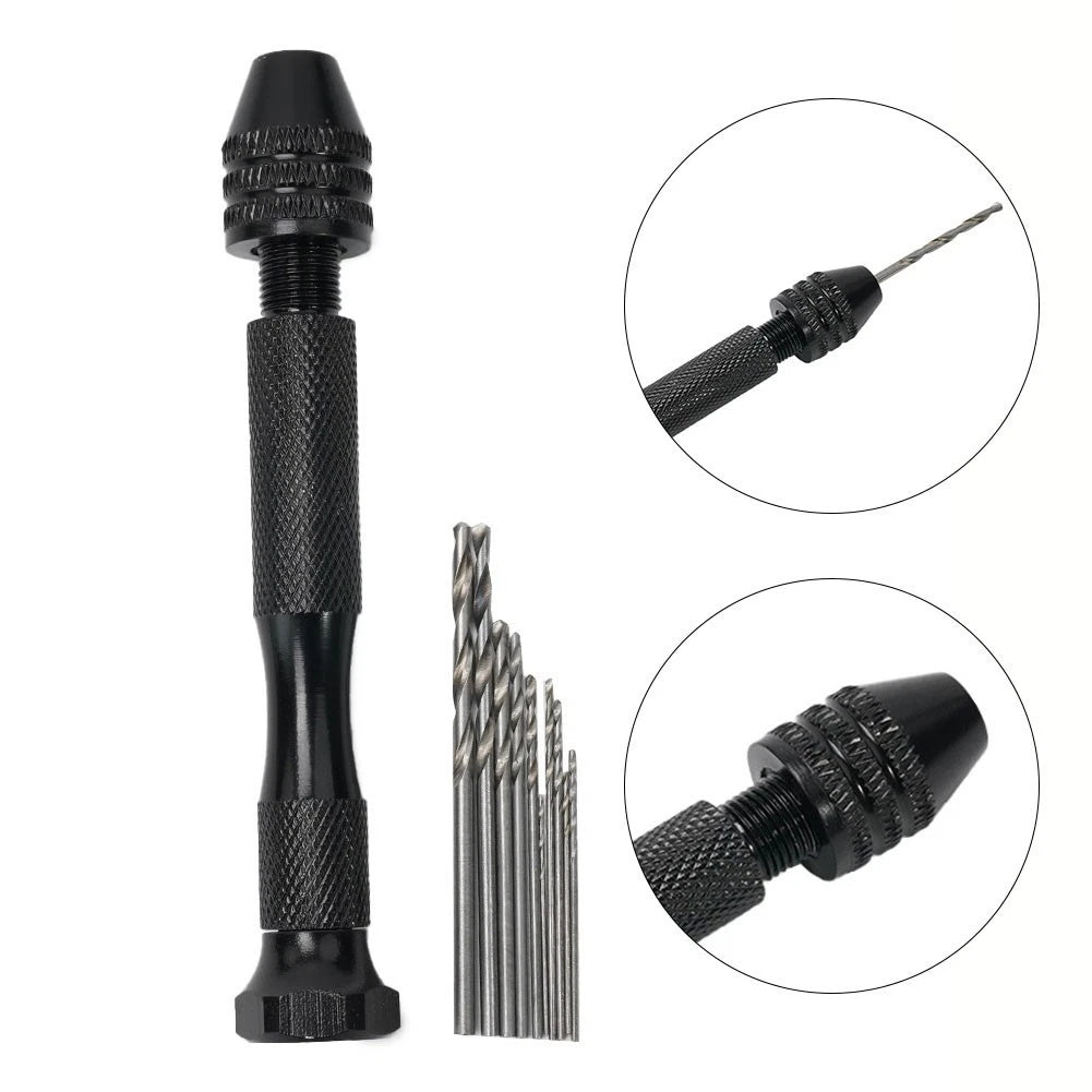 Small Hand-Drill Woodworking Tool for Hobby Models (0.3-3.2mm)