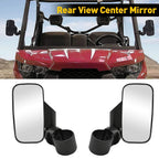 Set of 2 Rear View Side Mirrors for Polaris Ranger RZR XP Crew 570 800 900 1000