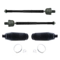 Set of 4 Inner Tie Rods & Bellows Kit for Audi A3 Q3 RS3, VW CC Eos Golf Jetta Tiguan