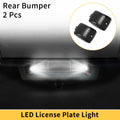 2X License Plate Light Tag Lamp for Toyota Tundra (2000–2013) White Red