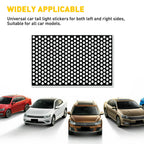Tail Light Cover Sticker for Car Rear (Black Honeycomb)