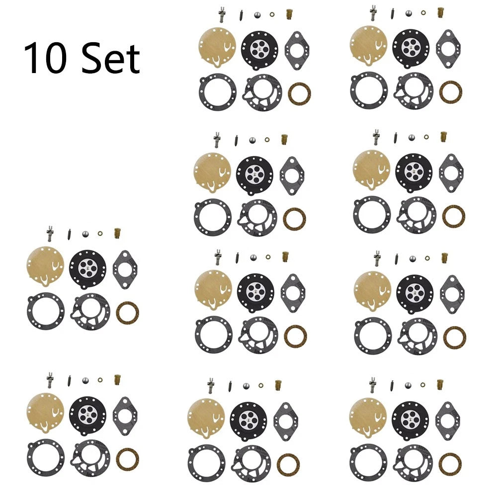 Set of 10 Carburetor Gasket Kits for Tillotson RK-114HL HL Series
