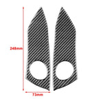 2X Emergency Warning Light Switch Cover Trim for Toyota RAV4 (2006–2012) Black