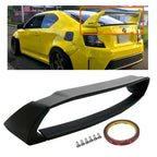 Rear Trunk Wing Spoiler for Scion TC (2011–2016) Unpainted Black ABS