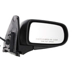 Power Mirror for Mazda Protege (1999–2003) Right Manual Folding