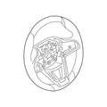 OEM Steering Wheel for BMW 530e, 530e xDrive, 530i, 530i xDrive, 540d xDrive (2017–2023)