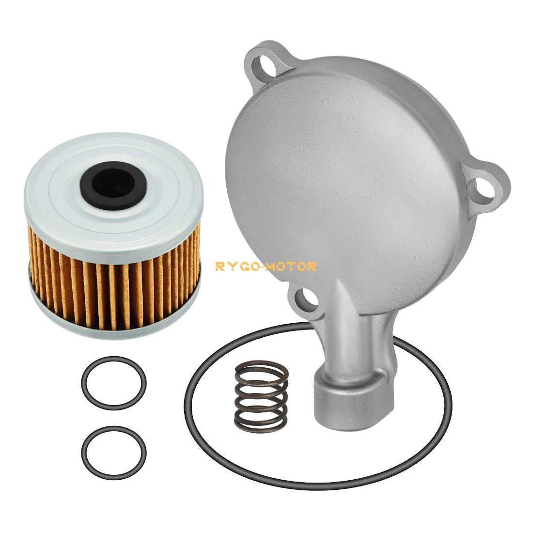 Oil Filter Cover & Filter w/Spring O-Ring for Honda Rancher TRX350 (2000–2006)