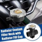 Set of 1 Radiator Coolant Filler Neck with Cap for Dodge Durango 