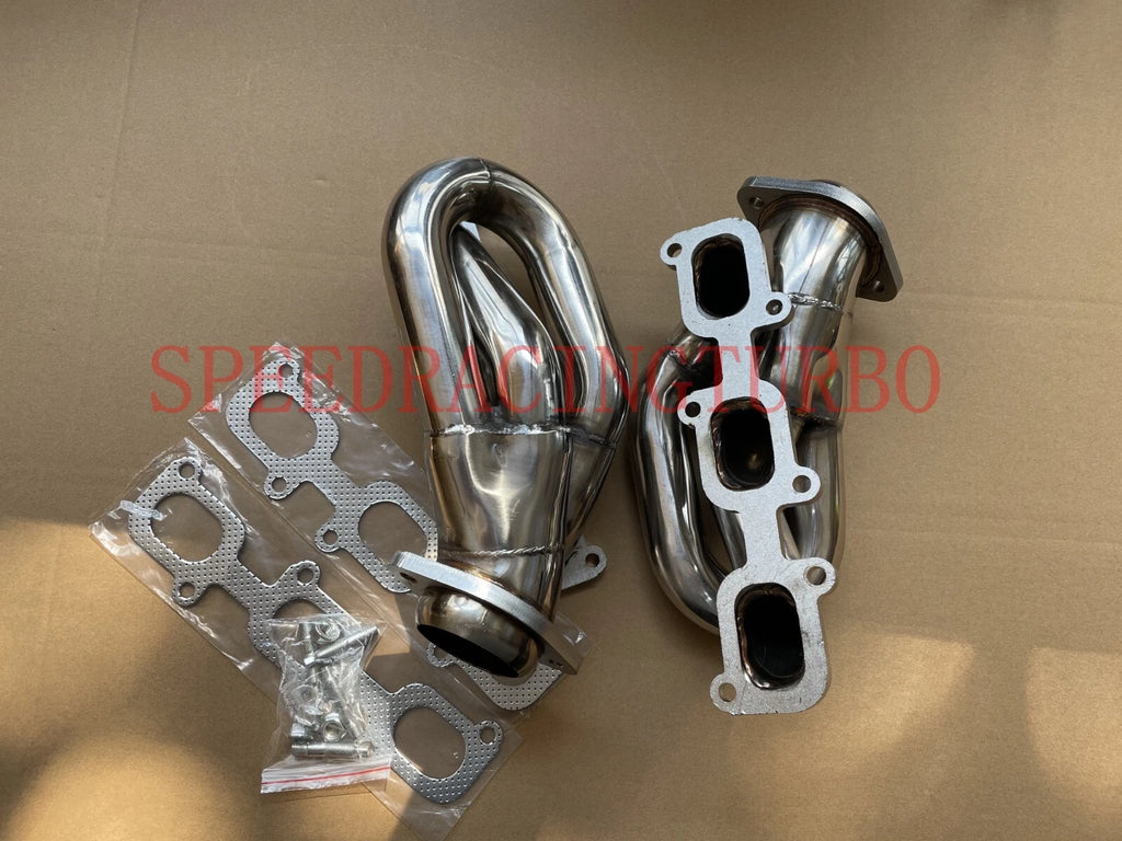 Stainless Steel Shorty Manifold Header Pair for Ford Mustang 2011–2015 3.7L V6